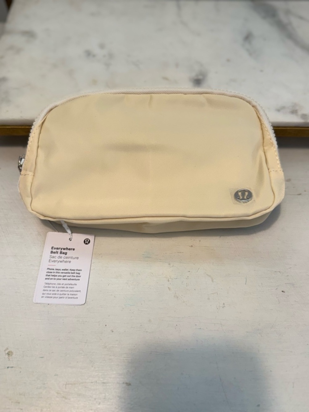 lululemon athletica Everywhere Belt Bag in Cream